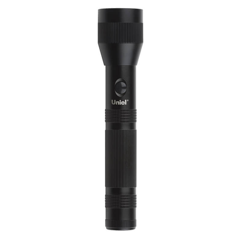 Охранный светодиодный фонарь Uniel от батареек 269х55 120 лм S-LD040-C Black 10173