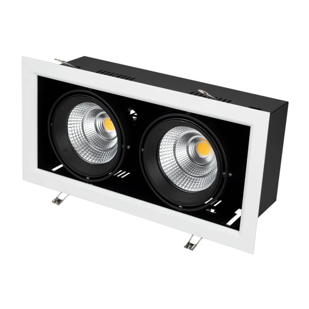 Встраиваемый светодиодный светильник Arlight CL-Kardan-S375x190-2x25W Warm3000 028863
